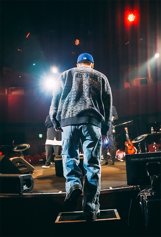 PAISLEY KNIT ��NAVY��