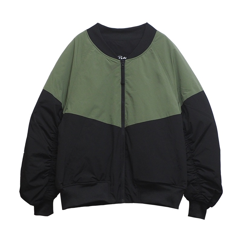REVERSIBLE BOMBER JKT ��BLK��