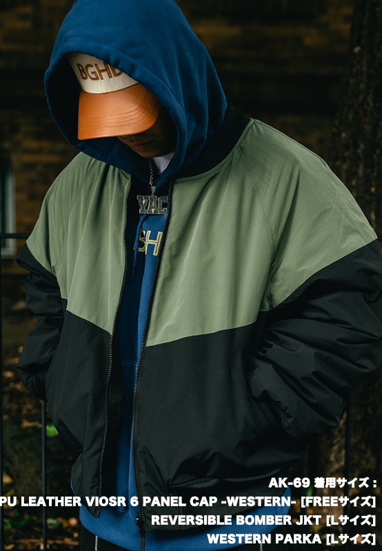 REVERSIBLE BOMBER JKT ��BLK��