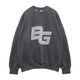 FOOTBALL CREWNECK SWEAT ��VINTAGE BLK��