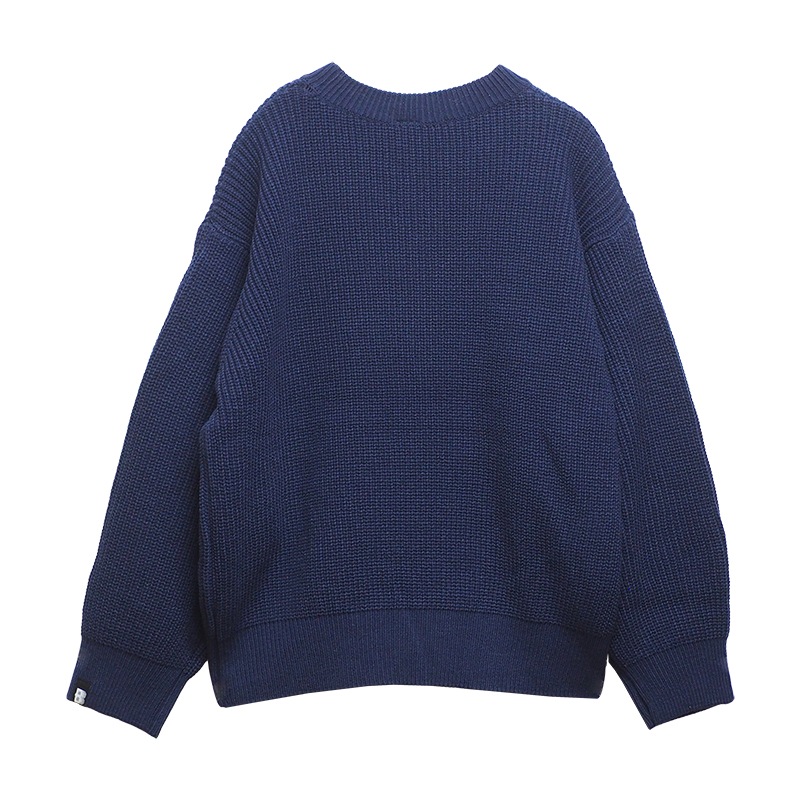 KNIT PULLOVER NAVY
