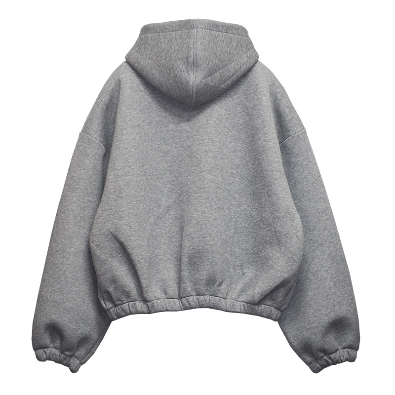 BONDING ZIP HOODIE ��GRAY��