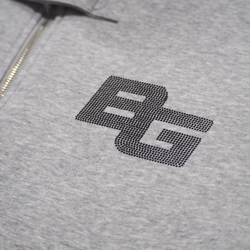 BONDING ZIP HOODIE ��GRAY��