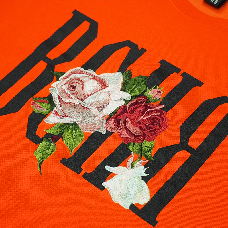 ROSE CREWNECK SWEAT ��ORANGE��