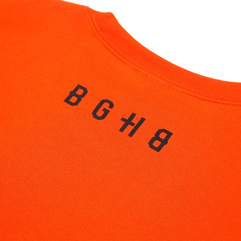 ROSE CREWNECK SWEAT ��ORANGE��