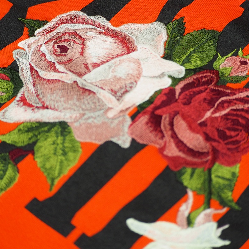 ROSE CREWNECK SWEAT ��ORANGE��