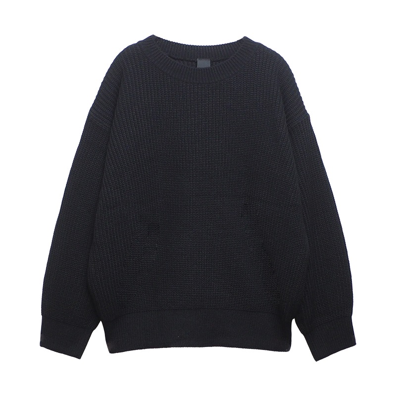 KNIT PULLOVER ��BLK��