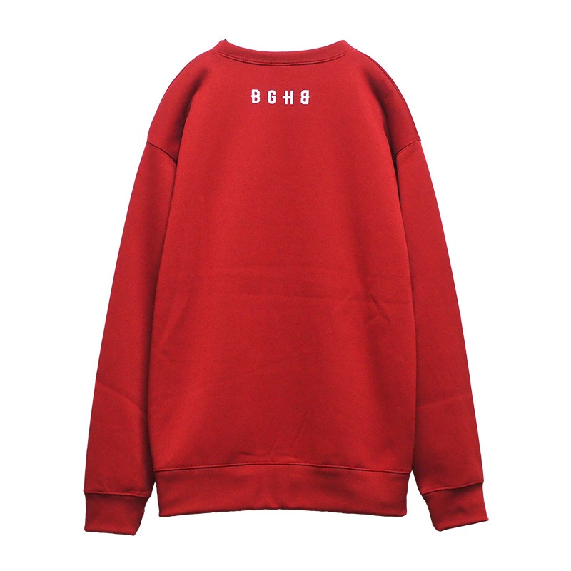 ROSE CREWNECK SWEAT ��BURGUNDY��