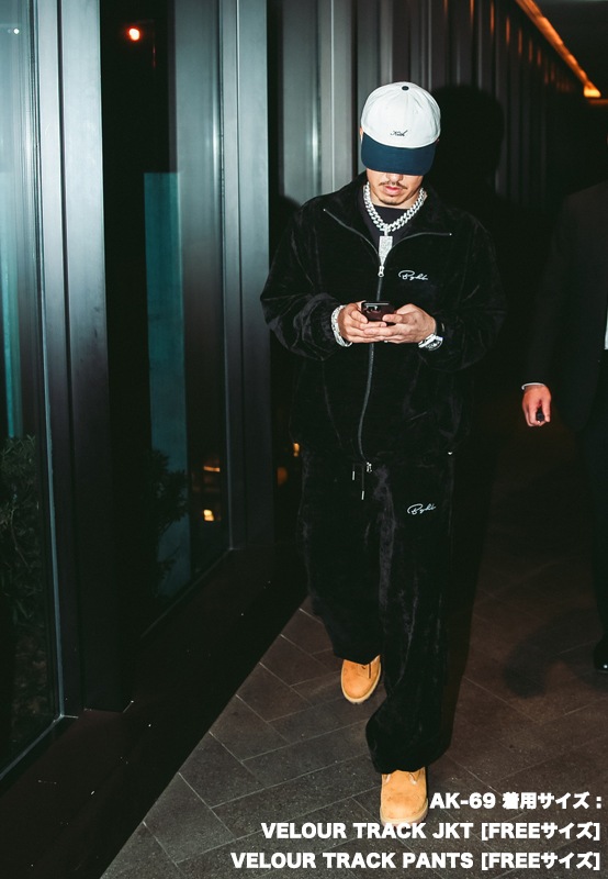 VELOUR TRACK PANTS