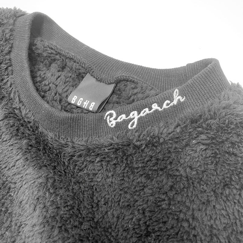 BOA FLEECE CREWNECK ��BLK��