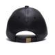 PU LEATHER 6 PANEL CAP -CROSS- 