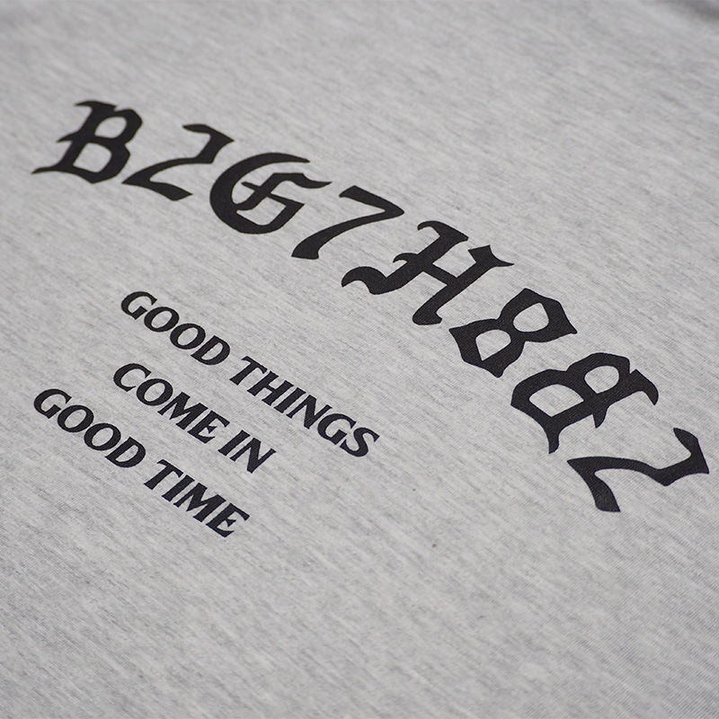 DOUBLE LOGO-TS ��ASH GRAY��