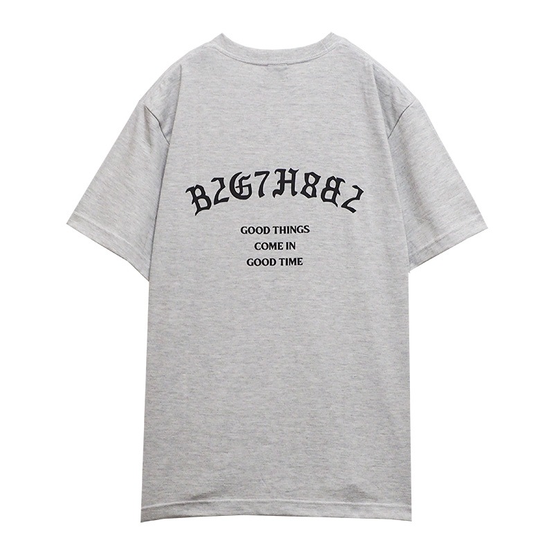 DOUBLE LOGO-TS ��ASH GRAY��