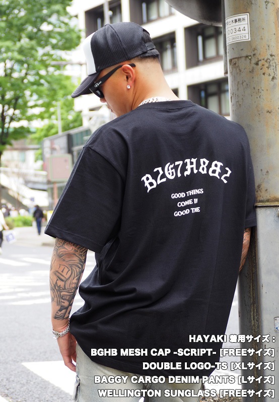 DOUBLE LOGO-TS ��BLK��