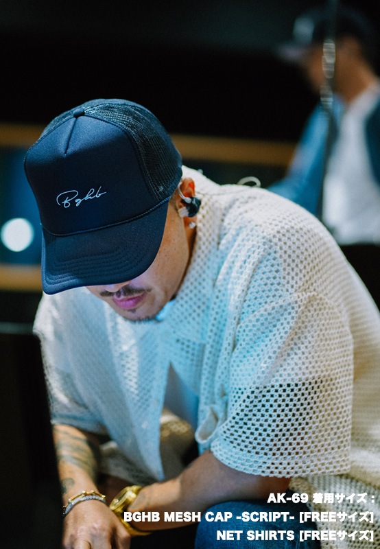 BGHB MESH CAP -SCRIPT-