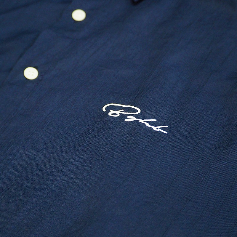 SS SHEER SHIRTS ��NAVY��