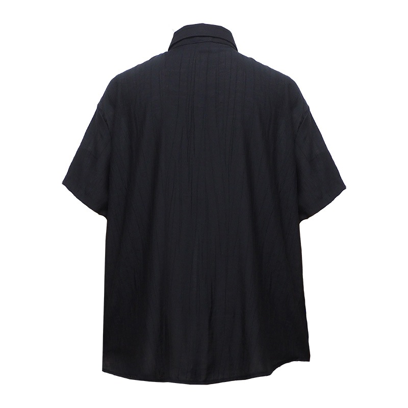 SS SHEER SHIRTS ��BLK��