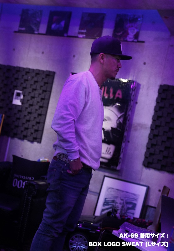 BOX LOGO SWEAT��ASH GRAY��