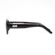 OVAL FRAME SUNGLASS��BLK��