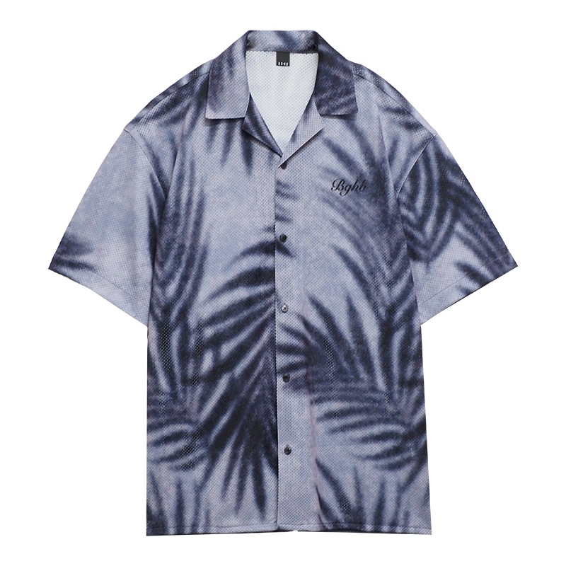 PALM TREE SHIRTS��GRAY��