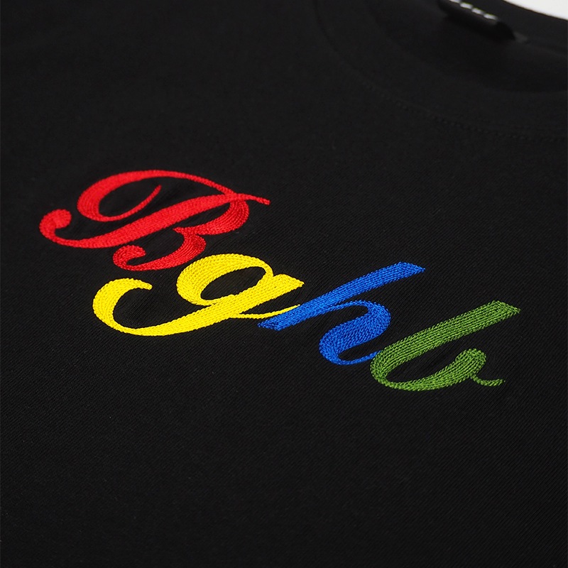 COLORFUL EMBROIDERY-TS��BLK��