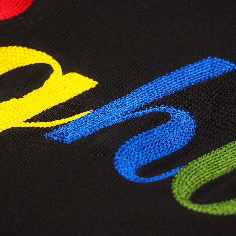 COLORFUL EMBROIDERY-TS��BLK��