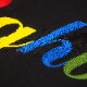 COLORFUL EMBROIDERY-TS��BLK��
