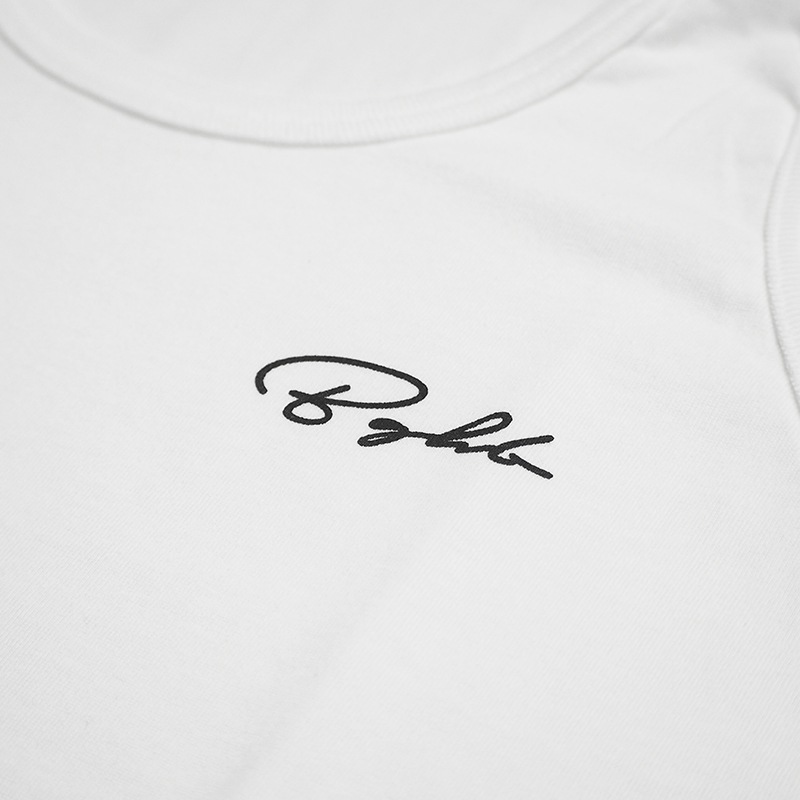SCRIPT TANKTOP��WHT��