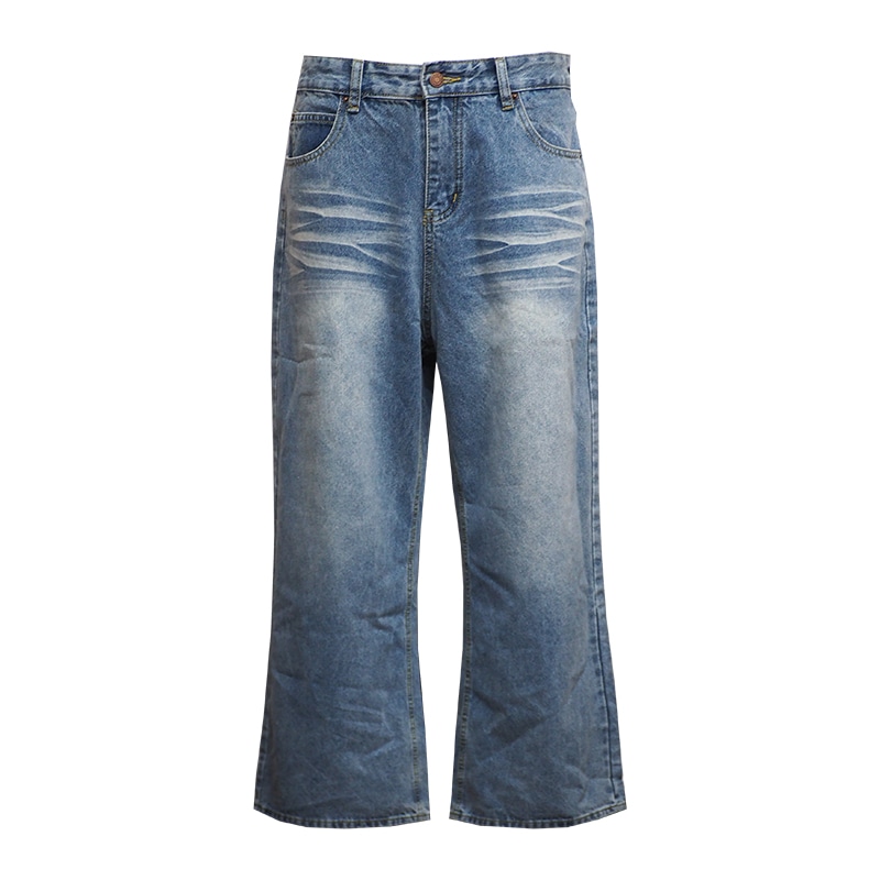 WHISKERS FADED DENIM PANTS��L.BLUE��