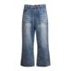 WHISKERS FADED DENIM PANTS��L.BLUE��