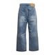 WHISKERS FADED DENIM PANTS��L.BLUE��