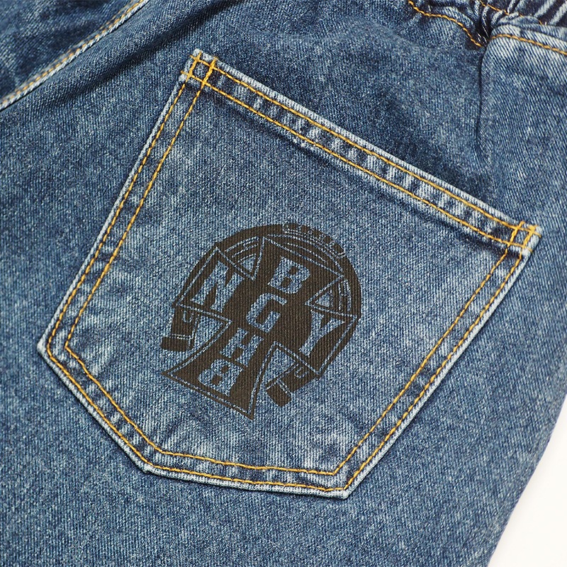 CARGO DENIM SHORTS��INDIGO��