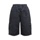 CARGO DENIM SHORTS��BLK��