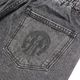 CARGO DENIM SHORTS��BLK��