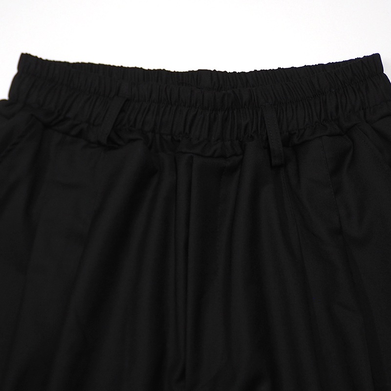 WIDE SLACKS PANTS��BLK��