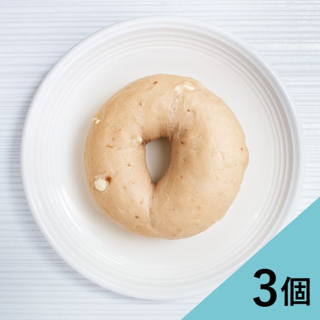 ストロベリーホワイトチョコベーグル　3個セット
