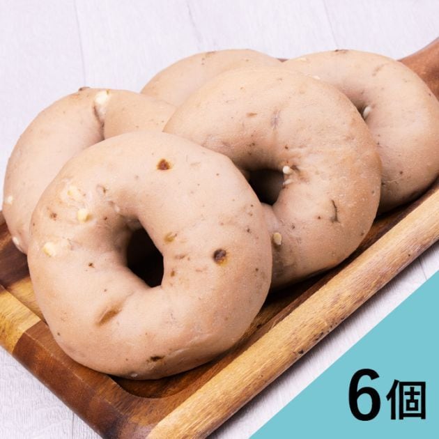 ストロベリーホワイトチョコベーグル　6個セット