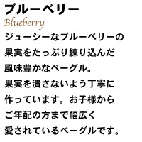 ブルーベリーベーグル　3個セット