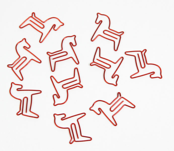 馬小物】 ホースシェイプペーパークリップ （馬型クリップ） | ギフト