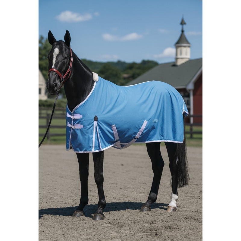 在庫処分　Equi-Theme  エクササイズシート　ネイビー　乗馬　馬術 Equi-Theme タイレックス600Dエクササイズシート | 馬着