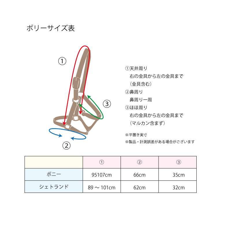 HKMポニー用無口-ポリー | 無口・引手 | 乗馬用品 ハフリンガーMAX