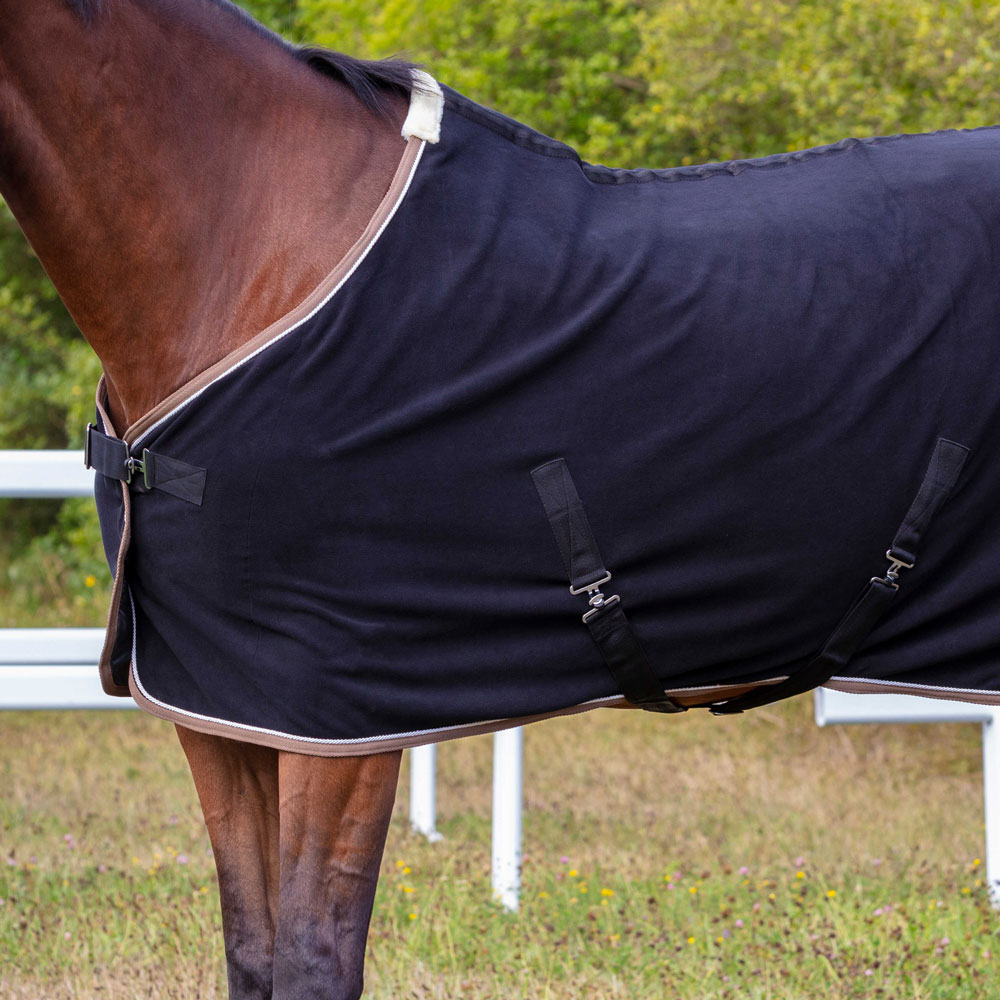 Equi-Theme ポリファンフリースラグ | 馬着・エクササイズシート,薄馬