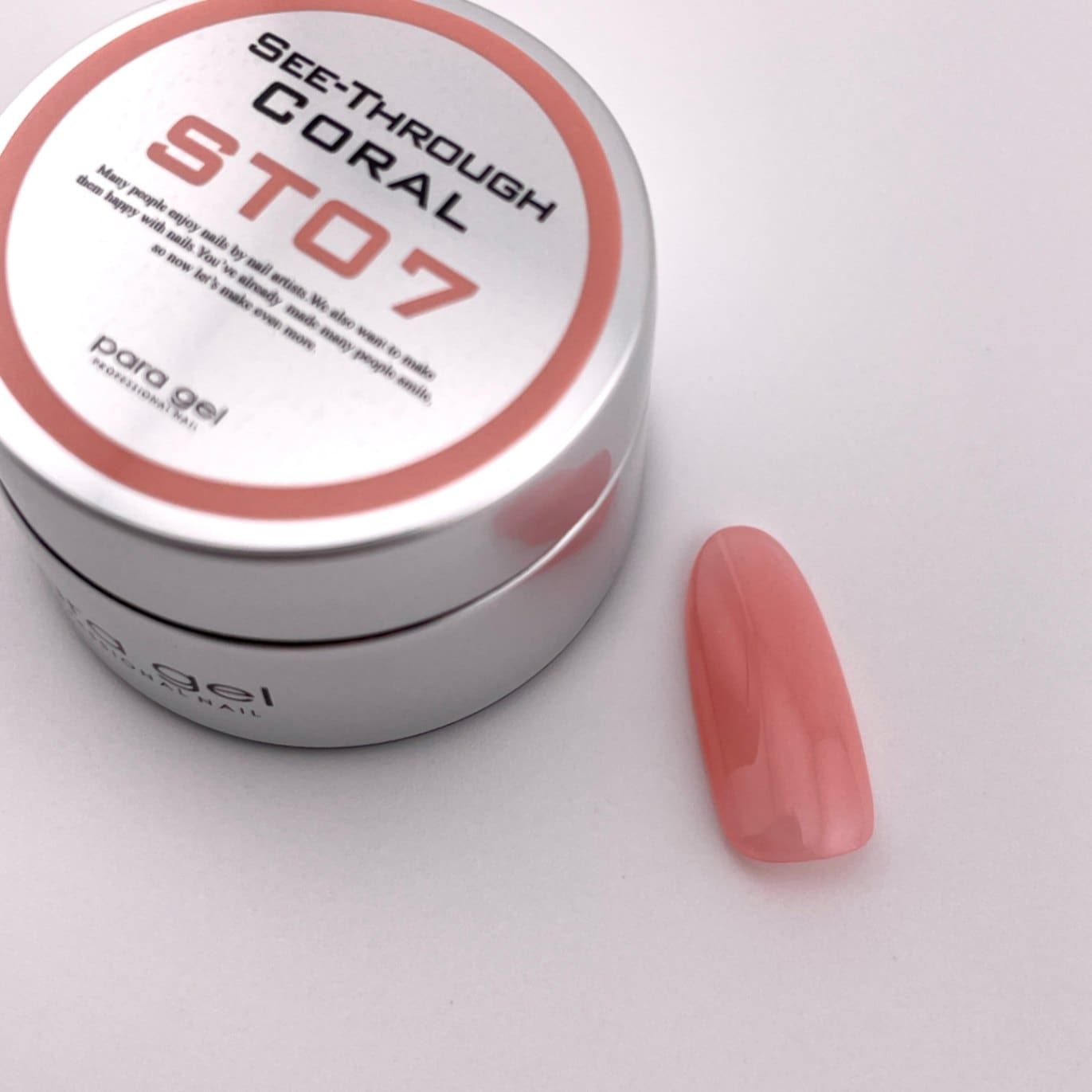ST07 シースルーコーラル | すべての商品 | | para gel