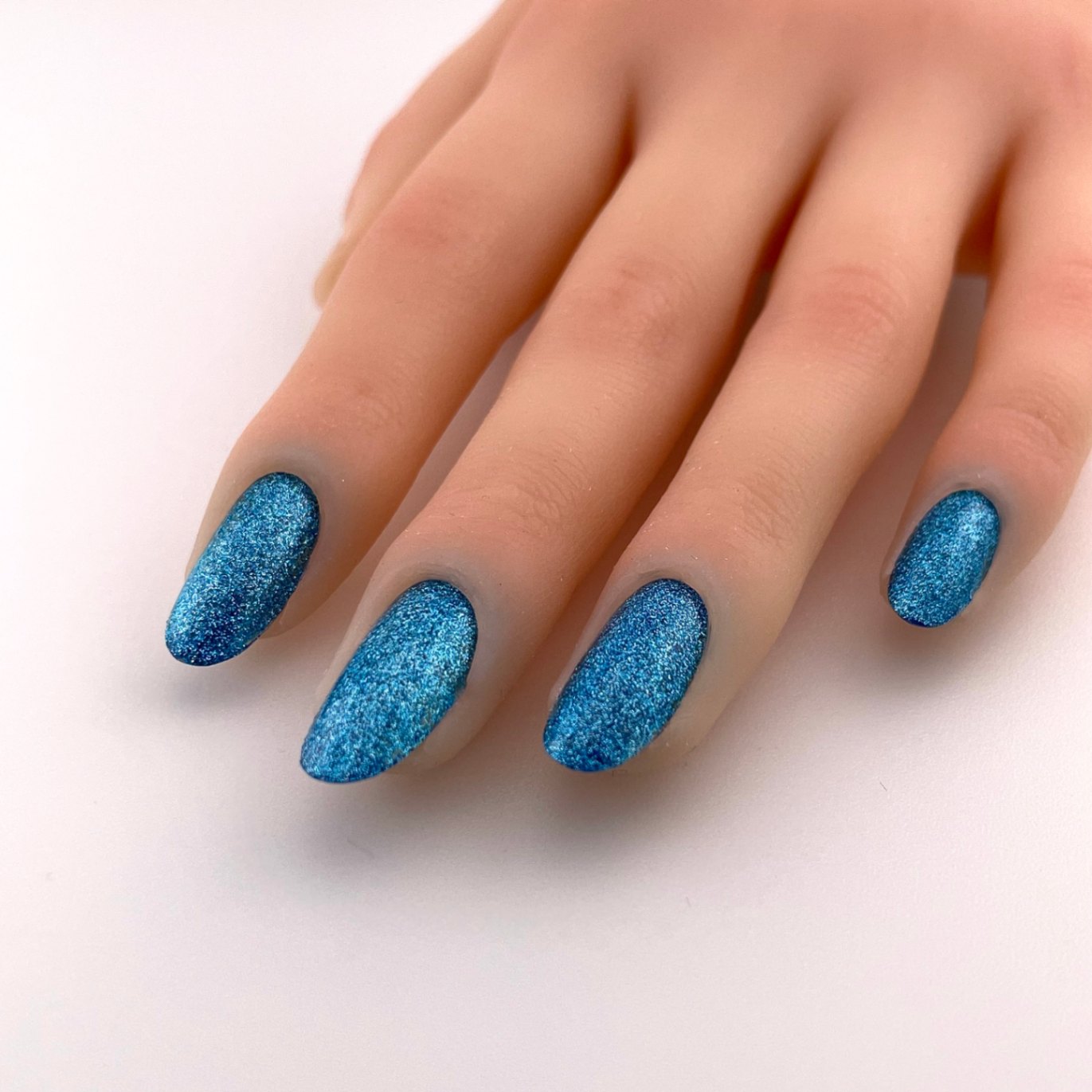 確認用写真【新品】シラーがキラキラ　ブルーが濃いめのブルーアパタイト　10-52 高発色 高品質 シラーが美しい ブルーアパタイトブレスレット 天然石