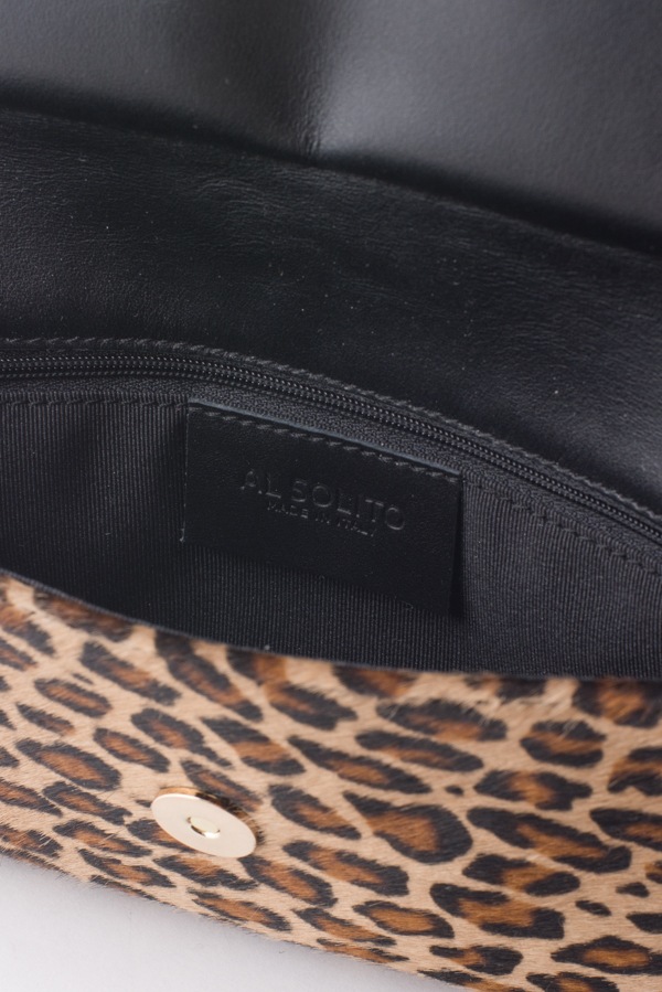 �쥪�ѡ�����2WAY����å��Хå������쥪�ѡ��ɣ��֥�å���[AL SOLITO] 16165/HAIR CALF x ELITE/LINCE��BLACK