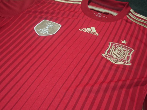 スペイン代表 14 ホーム 半袖 ユニフォーム ADIDAS FIFAワールド