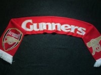 アーセナル　チームオフィシャルジャガードスカーフ ＜GUNNERS＞　【送料無料＆ペイパル決済手数料無料】|その他オフィシャルプロダクト|完売モデル（次回入荷未定）