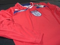 イングランド代表　08　アウェイ　長袖　ユニフォーム　UMBRO|欧州各国代表|完売モデル（次回入荷未定）