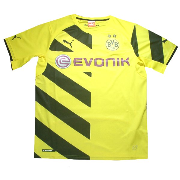 ボルシアドルトムント 14 ホーム 半袖 ユニフォーム Puma 14シーズン 完売モデル 次回入荷未定 ブンデスリーガ fb バルボラフットボール Official Soccer Goods ユニフォーム マーキング サッカーグッズ