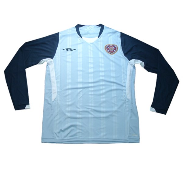 【美品•日本未発売】ハートオブミドロシアンFC shirt umbro 美品 国内未発売】ハーツ・オブ・ミドロシアンFC ホーム 半袖 77番 食野亮